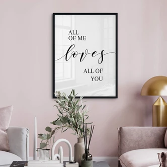 Poster All of Me Loves All of You Poster All of Me Loves All of You