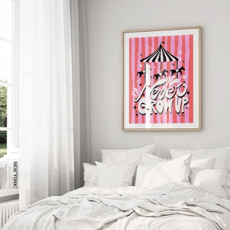 Poster Never grow up - Bloom 