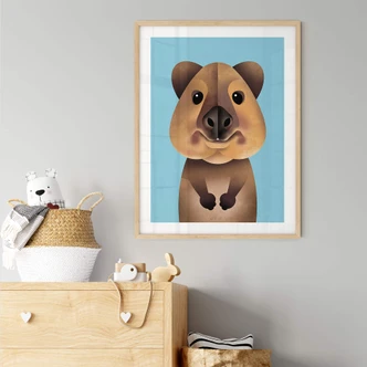 Poster Braun - Quokka 