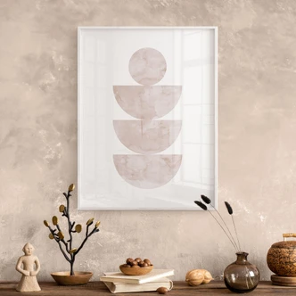 Plakat Geometrisk balance - Abstrakt komposition - Costa 