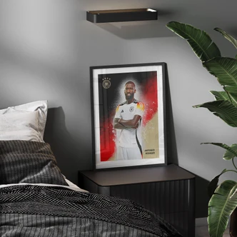 Poster, Wandbild DFB Rüdiger 