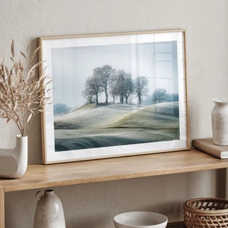 Póster de un paisaje montañoso helado - Eisenmann 