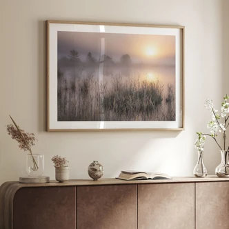 Poster Nebliger Herbsttag - Eisenmann 