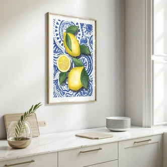 Poster Citrons de Sicile - EMELIEmaria 