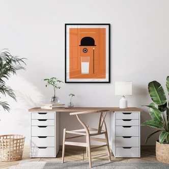 Poster Geïnspireerd op de film "Clockwork Orange" - Gomes 