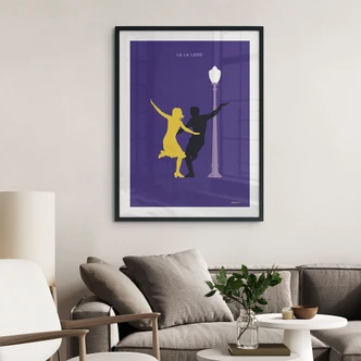 Cartel de cine inspirado en la película "La La Land" - Gomes 