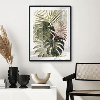 Poster Tropische bladeren - Haase 