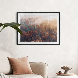 Poster Herbstwald im Nebel - Ioricon 