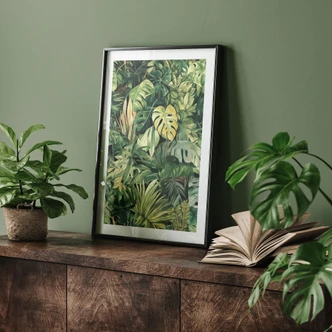 Poster sulle piante della giungla - Jaszke 