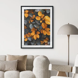 Poster Leuchtende Blätterpracht im Herbst - Jaszke 