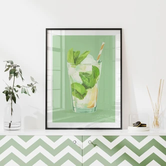 Poster Summer Mojito Vibes | Voor Keuken & Eetkamer - Jolly and Dash Poster Summer Mojito Vibes | Voor Keuken & Eetkamer - Jolly and Dash