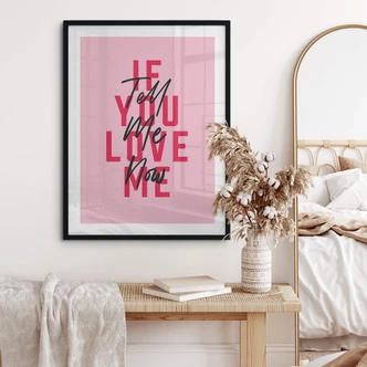 Poster Kerr-Dineen - If you love me, tell me now 
