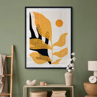 Plakat Kubistika - van Gogh style Flowers Plakat Kubistika - van Gogh style Flowers