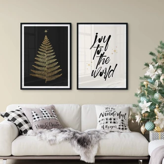 Poster Kubistika - la veille de Noël 