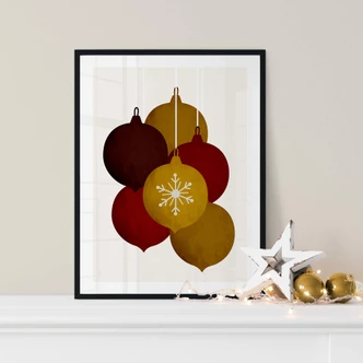 Poster Kubistika - Jingle Bells 