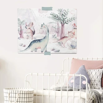 Poster Kvilis - Dinosauriernas värld 