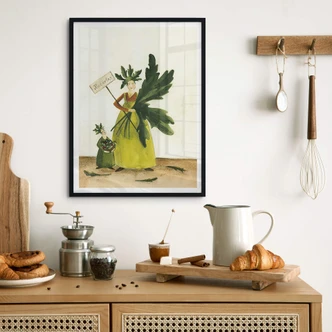 Poster Leffler - Ruccolamädchen 