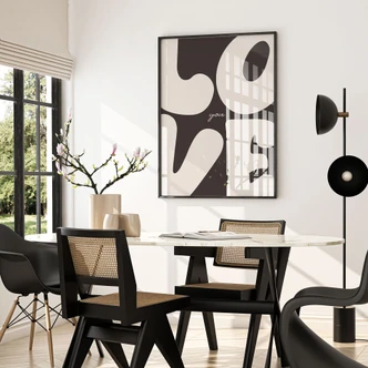 Typografie Poster Love you Retro Letters 