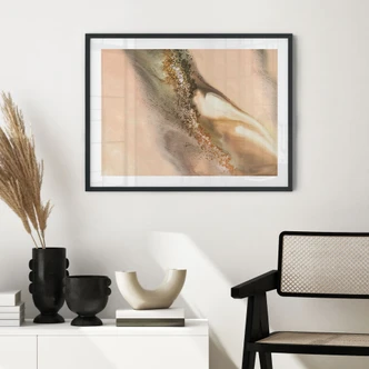 Poster Couleurs de la terre : une composition fluide - Meikle 