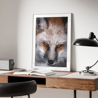 Póster retrato animal zorro rojo - Nagi 