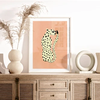 Póster Guepardo elegante con gafas de sol - Oltmanns 