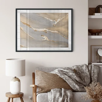 Poster Goudkleurig zand - Purina-Purite 