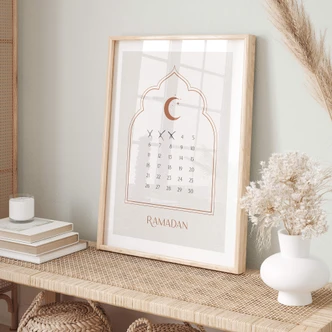 Poster Calendrier Ramadan Classique 