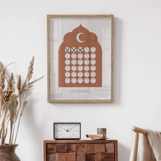 Poster Calendrier ramadan à remplir 