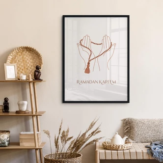 Poster Mains de Ramadan Kareem 