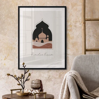Poster Mosquée Ramadan Kareem 