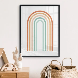 Poster Boho Rainbows 