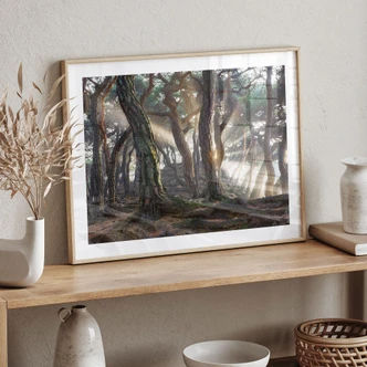 Poster Heiliger Kiefernwald - Ryu 