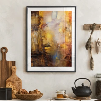 Poster Amber licht en schaduw - Schmucker 