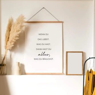 Poster Wenn du liebst, was du hast... Poster Wenn du liebst, was du hast...