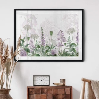 Poster Sir Edward - Lila Vingerhoedskruid 