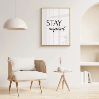 Poster Stay Inspired 