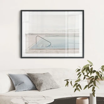 Poster Infinity pool with a view of the clouds - Steinkopff 