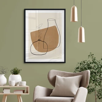 Poster The Miuus Studio - Abstrakte Vasen 