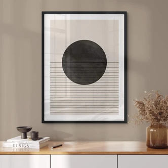 Poster The Miuus Studio - cercle et lignes Poster The Miuus Studio - cercle et lignes