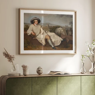 Poster Tischbein - Goethe dans la Campagne romaine 