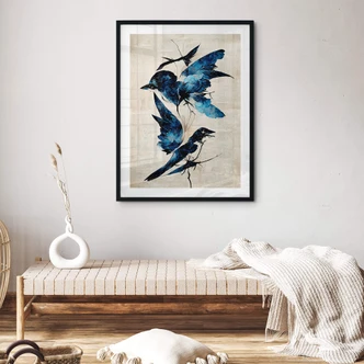 Poster Treechild - Blue Birds 