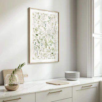 Poster Kruiden en wilde bloemen - UN Designs 