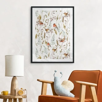 Plakat Spurve og rødben - UN Designs 