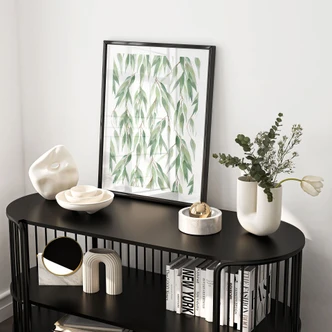 Poster grenar med gröna blad - UN Designs 