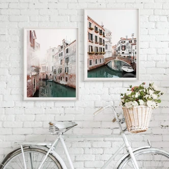 Poster Colombo - Sunshine in a Venetian Canal 