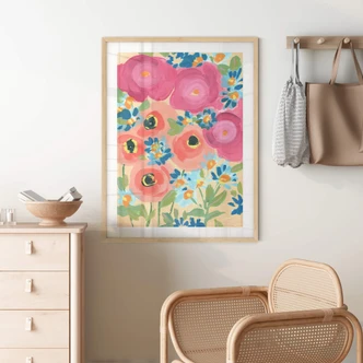 Poster Zwara - Bright Flowers 