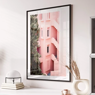 Póster Zwart - Arquitectura mediterránea 