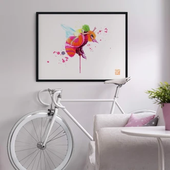 Póster Buttafly - Bee girl 