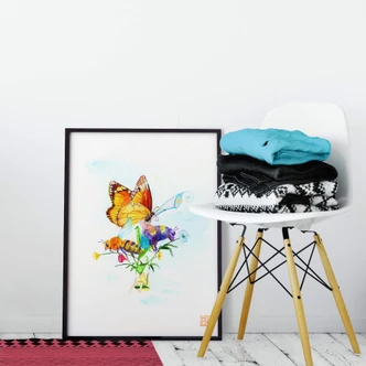 Póster Buttafly - Portador de polen 