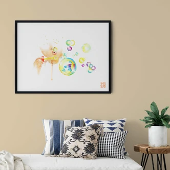 Póster Buttafly - Pompas de jabón 